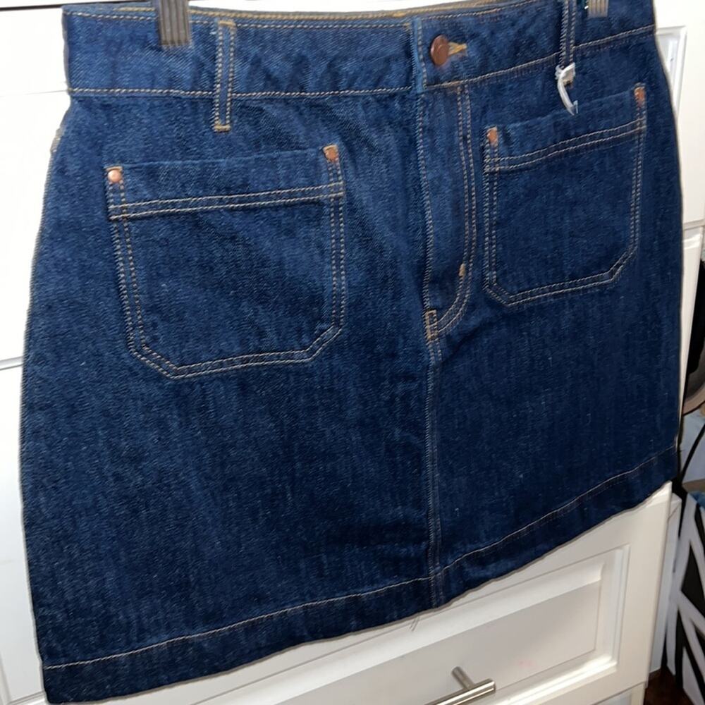 BNWT BODEN denim patch pocket mini skirt - Picture 8 of 14